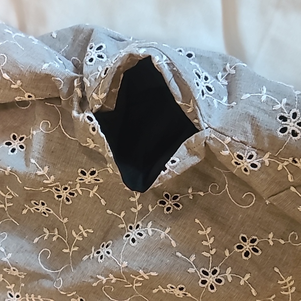 NWT Lane Bryant Dress Embroidered Eyelet Off-The-Shoulder - Picture 6 of 8